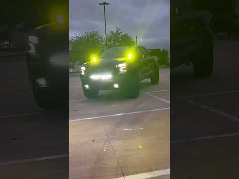 The perfect light combo! #chevy #chevrolet #silverado #trailboss #light #led #truck #combo #ledlight