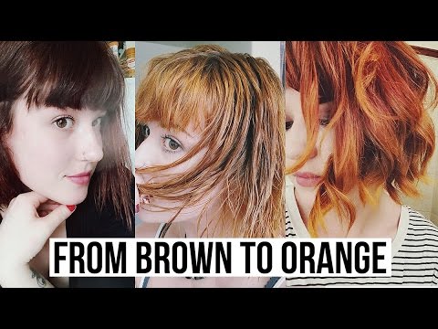 Dying My Hair From Brown To Ginger Without Bleach