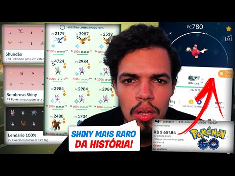 ESSA CONTA TEM O SHINY MAIS RARO E CARO DA HISTÓRIA DO POKÉMON GO!