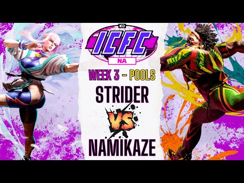 SF6 👊 Strider (Manon) vs Namikaze (Dee Jay) 👊 ICFC NA SF Summer 2023 Week 3 - Pools - Winners Semi