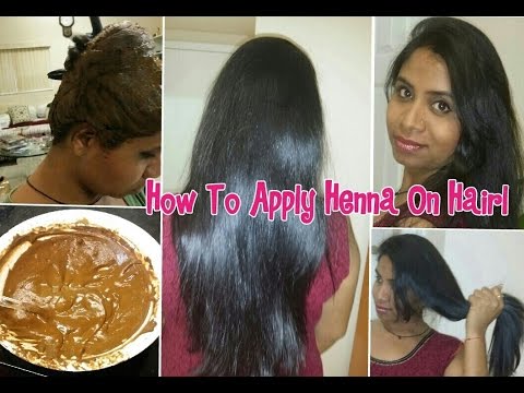 How to apply henna on hair | My first Video on YouTube | GeetaKAgarwal Video