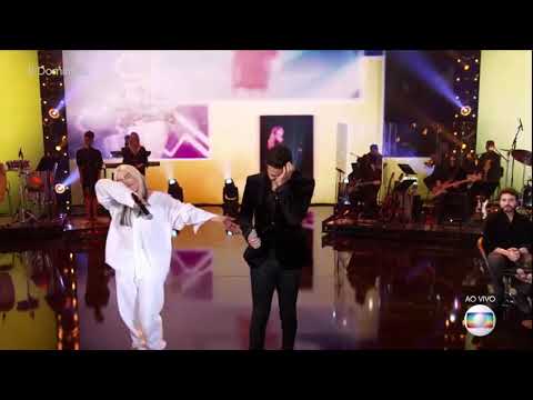 Luísa Sonza e Thierry cantam "Graveto" de Marília Mendonça e se emocionam no Domingão do Huck