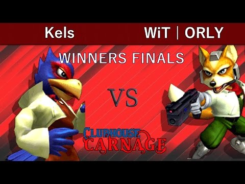 Clubhouse Carnage Melee  WINNERS FINALS - Kels (Falco) vs WiT | ORLY (Fox)