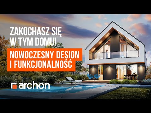 Dom w malinówkach 36 - Nowoczesny i funkcjonalny. To Twój wymarzony dom? - ARCHON+ Projekty Domów
