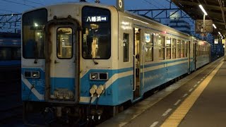 予讃線 普通 八幡浜行き キハ32形キハ32-13＋キハ54形キハ54-6 松山駅発車