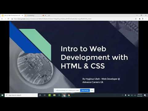 Tech-Talk Monday: Intro to Web Development (October 2020)