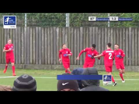 A-Junioren - FV Ravensburg vs. 1. FC Heidenheim 1846 1-3 - Jermain Ibrahim