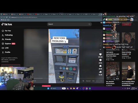 xQc CAN'T STOP LAUGHING on Parking Machine as New York biggest Problems