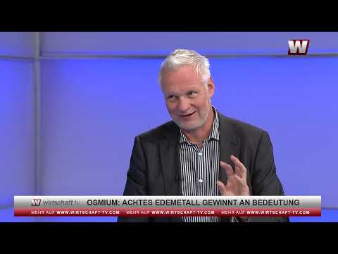 WirtschaftTV Talk mit Ingo Wolf, Direktor des deutschen Osmium-Instituts.