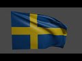 Sweden Flag Animation Sweden National Flag Sweden Flagflying