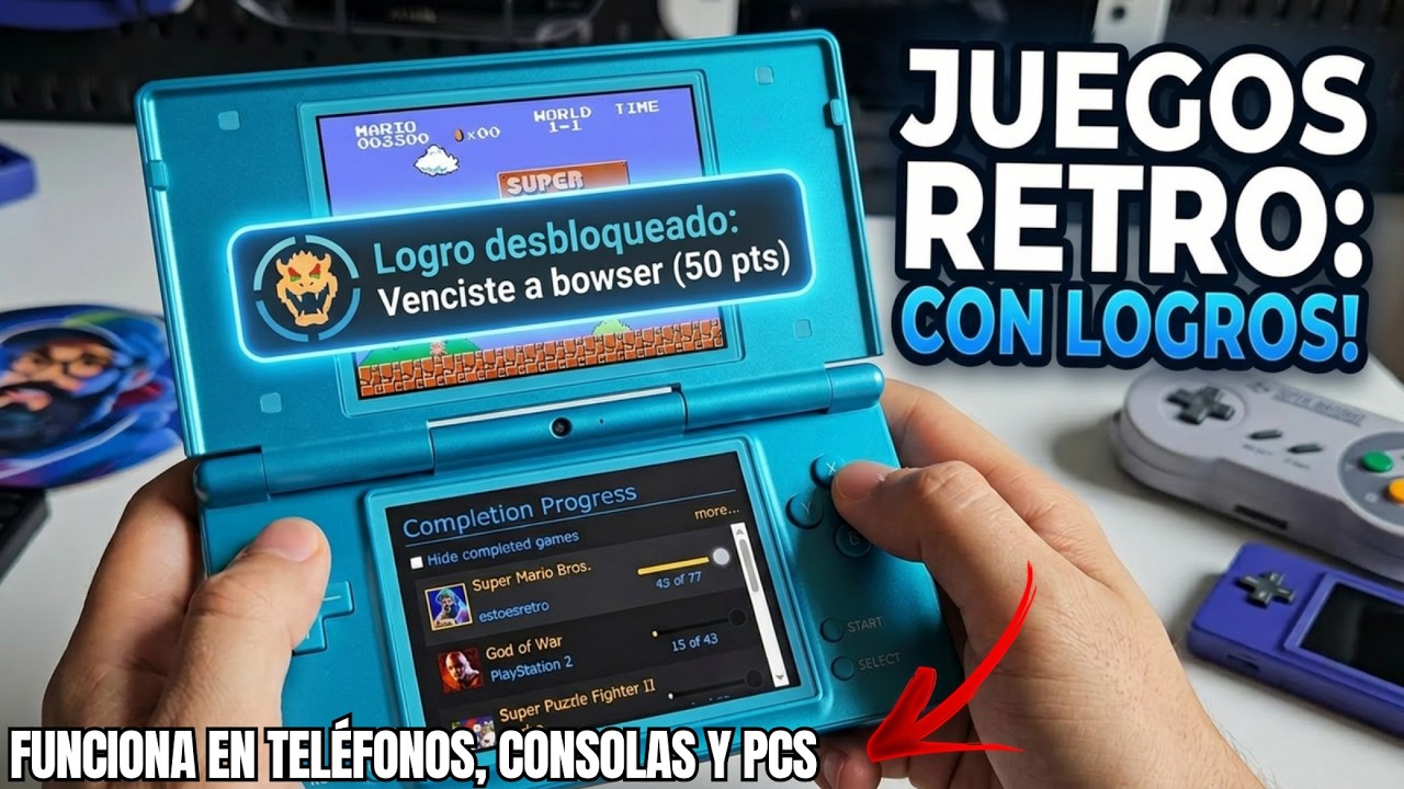 🔥 Platinar Juegos de Retro Ahora es Posible | Retroachivements
