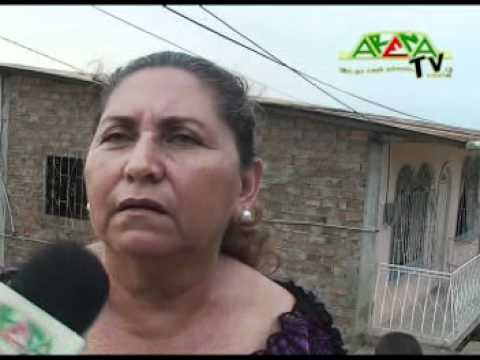 Arenillas: Sector de la Cdla. Loma Quito afectado por tubería de agua potable