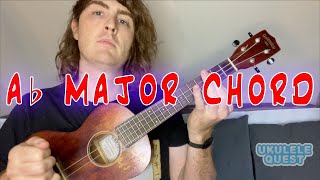 How to Play an A flat Major Chord on the Ukulele