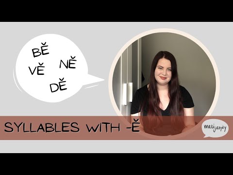 Syllables with -ě | Czech Pronunciation