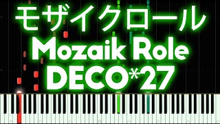 GUMI - Mozaik Role (モザイクロール) - PIANO MIDI