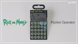 Video thumbnail for Rick and Morty PO-137 Pocket Operator | Teenage Engineering by Sound Technology Ltd