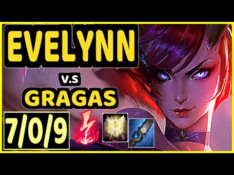KEIO (EVELYNN) vs GRAGAS - 7/0/9 KDA JUNGLE CHALLENGER GAMEPLAY - BR