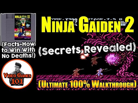 Ninja Gaiden 2 NES Walkthrough | 100% Guide | Video Games 101
