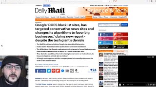 Google CAUGHT Censoring Conservative Sites And Running Blacklists