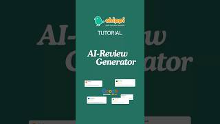 Tutorial - Ai-Review Generator