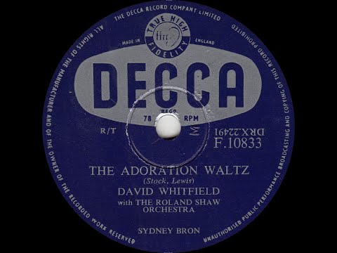 David Whitfield - The Adoration Waltz