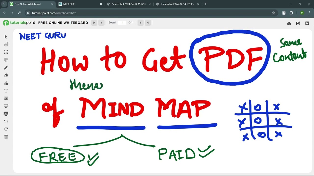 How to download PDF of Mind Maps