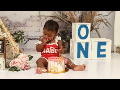 Purvi’s Cake Smash Cuteness Overload!🎂💖#throwbackmemories #LittlePrincess #Purvitha #gowthami_talks