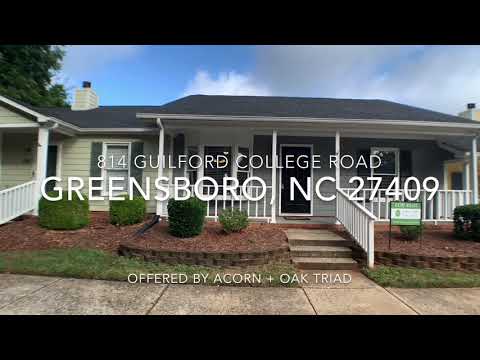 814 Guilford College Road property video