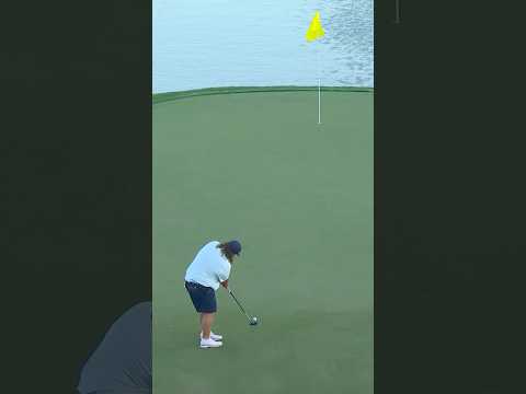 DREAM moment on 17th hole 💙