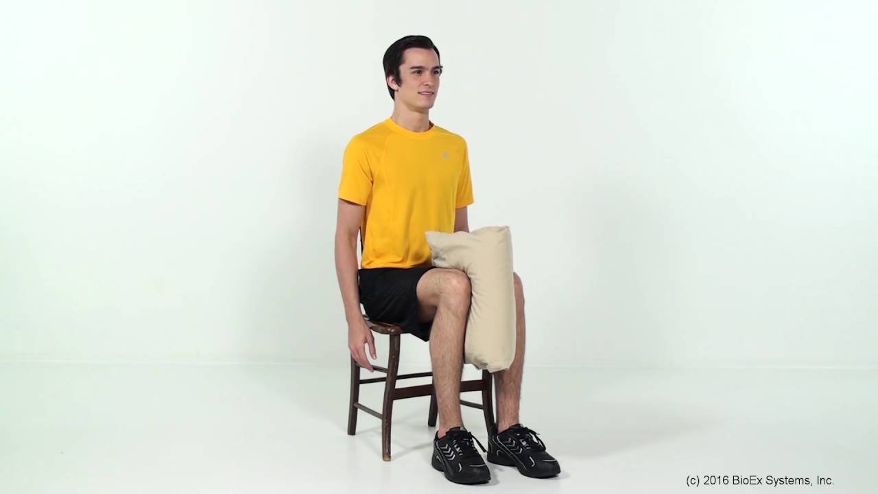 VoxMD_Isometric Hip Abduction Sit With Pillow - YouTube