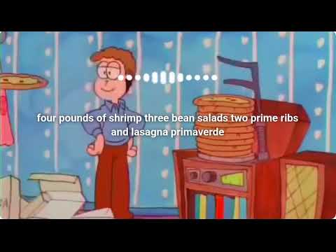 The 12 Courses of dinner Lyrics