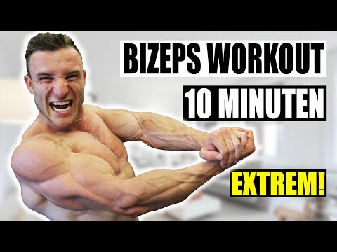 10 Minuten Bizeps Workout für Zuhause | Kombinationsworkout für Qualitätsmuskulatur - Sascha Huber