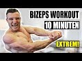 Das härteste 10 Minuten Bizeps Workout mit Kurzhanteln | Kombinationsworkout für Qualitätsmuskulatur