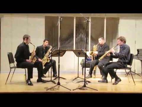 Philip Glass Saxophone Quartet- Mvt. IV