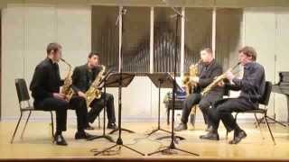 Philip Glass Saxophone Quartet- Mvt. IV
