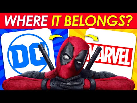 Guess Where The  Marvel or DC Character Belongs...🎭🦸‍♂️