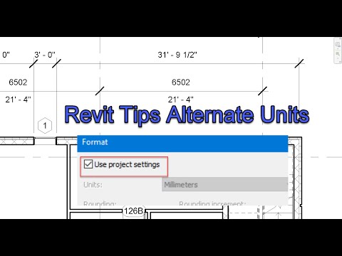 Revit Productivity Tips and Tricks - Alternate Units