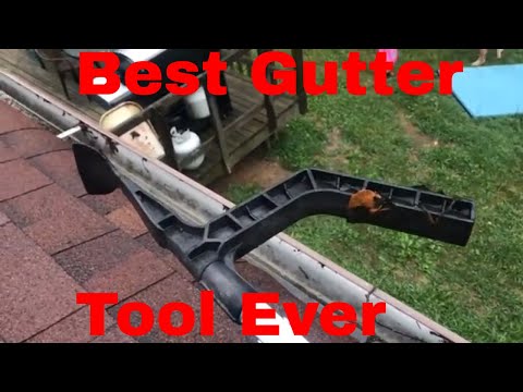 BEST GUTTER CLEANING TOOL ON THE MARKET!