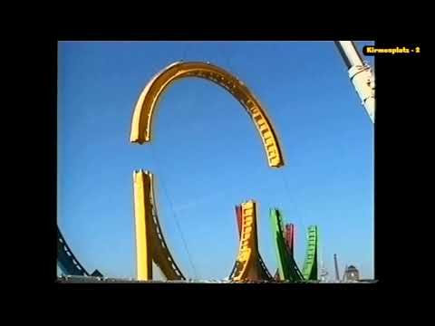 Bremer Freimarkt 2002  -  Aufbau Olympia Looping - Barth - Teil 2