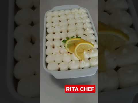 LEMON TIRAMISÙ by RITA CHEF🍋TIRAMISÙ AL LIMONE di RITA CHEF #Shorts