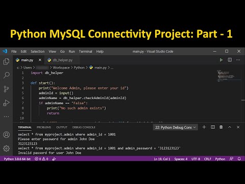 Python Project Cbse Class 12 Python Mysql Connectivity Part 1 Python Setup