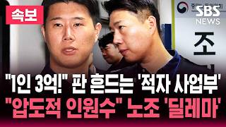[????속보] "적자인데" 성과급 "1인 3억!" 협상 키 쥔 '비메모리'.."압도적 인원수" 삼성전자 노조 '딜레마' | SBS 뉴스속보
