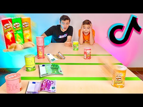 Money Pringles challenge !