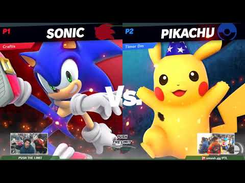 PUSH THE LIMIT Singles (Loser's Top 8) - Timor | DM (Pikachu) vs Craftis (Sonic)
