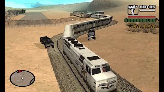 GTA San Andreas - Driving train around area 69
