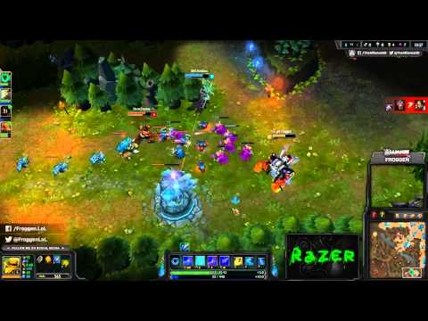 Froggen Blitzcrank Support vs Lee Sin | Diamond 1 / Challenger Solo queue