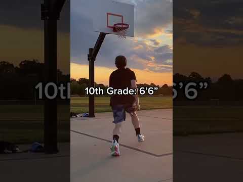 His dunk progress is remarkable📈🏀 #shorts