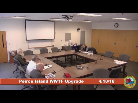 Peirce Island Waste Water Treatment Facility Upgrade 4.18.18