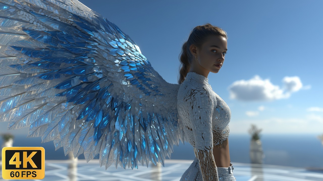 Fantasy | Dreamlike | Sapphire Kingdom Above the Sea [AI Music Video]