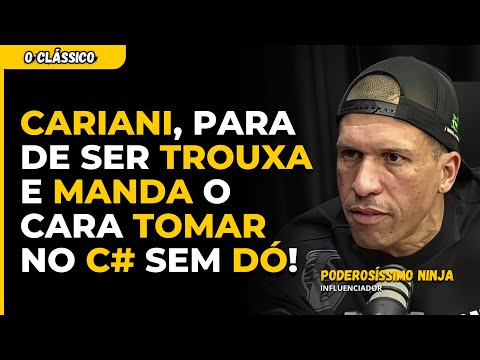 NINJA se REVOLTA, FICA BRAVO e MANDA a REAL para CARIANI | IRONCAST PODCAST
